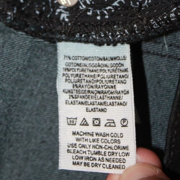 NWT Free People Womens "Worn Black" Denim Mini Skirt MSRP $68  Size 30 NEW - Picture 6 of 15